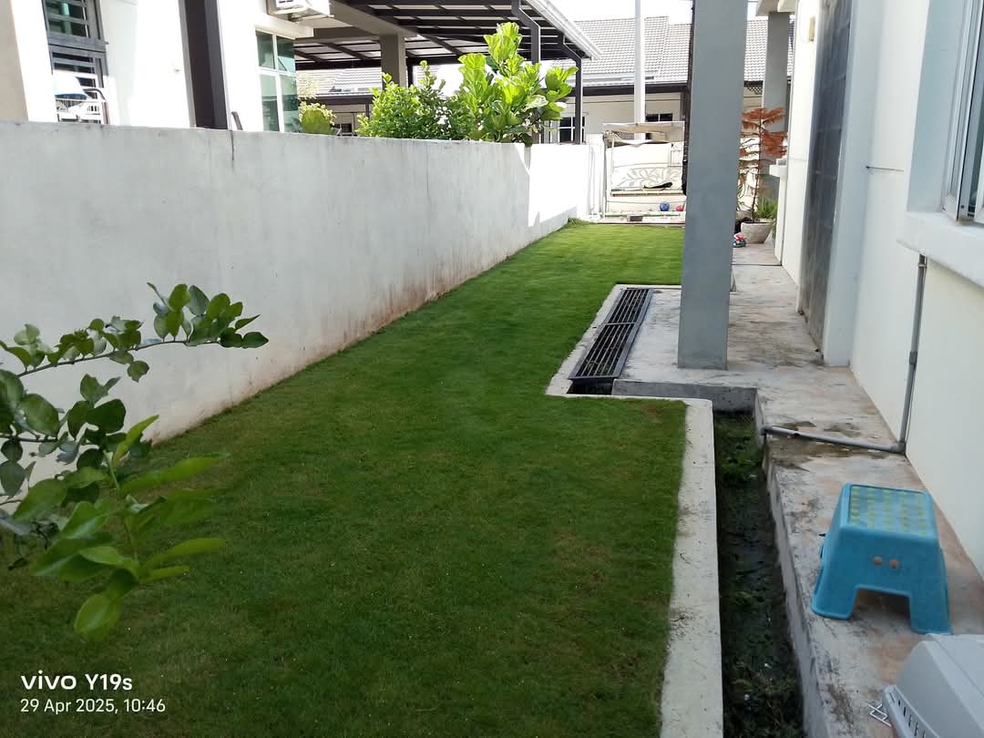 After lawn care